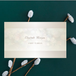 Elegant Professionell Modern Bokeh Einfach Visitenkarte