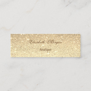 Elegant Professionell Modern Glänzend Mini Visitenkarte