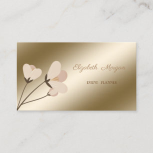 Elegant Professionell Stylisch Modern ,Blumig Visitenkarte