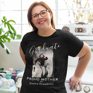 Elegant Proud Mother of the Graduate Arch Foto T- T-Shirt