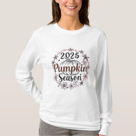Elegant Pumpkin Season 2025 - Herbstfalldesign T-Shirt