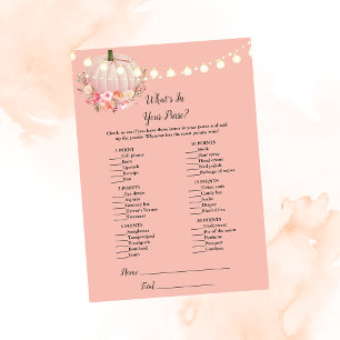 Elegant Pumpkin, was in deinem puren Duschspiel st Einladung