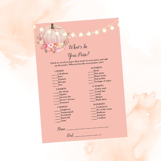 Elegant Pumpkin, was in deinem puren Duschspiel st Einladung (Von Creator hochgeladen)