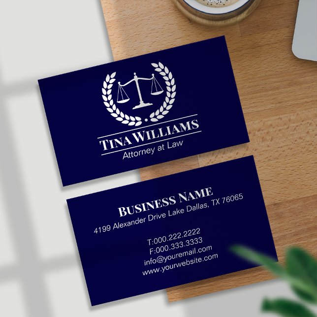 Elegant Purple Scales of Justice Attorney Visitenkarte (Von Creator hochgeladen)