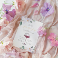 Elegant Purple Vino Before Vows Bridal Shower