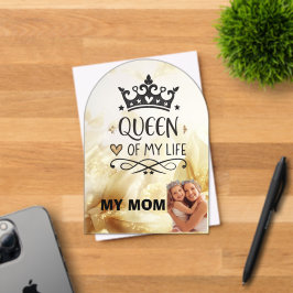Elegant Queen of my Life-my mom  Acryleinladungen