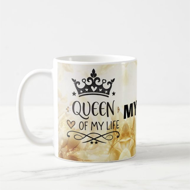Elegant Queen of my Life-my mom  Kaffeetasse (Links)