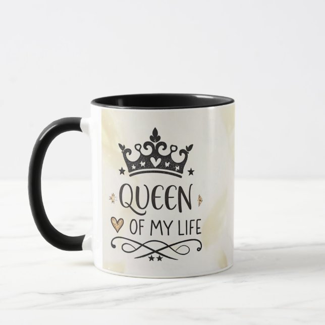 Elegant Queen of my Life-my mom  Tasse (Links)