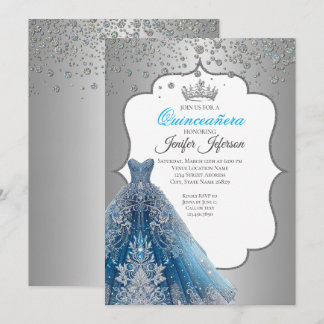 Elegant Quinceanera Einladung