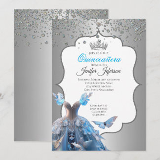 Elegant Quinceanera Einladung