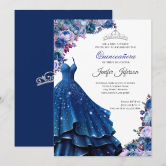 Elegant Quinceanera Einladung