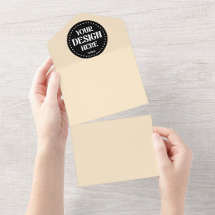 Elegant, raffiniert, schlank und minimalistisch all in one einladung