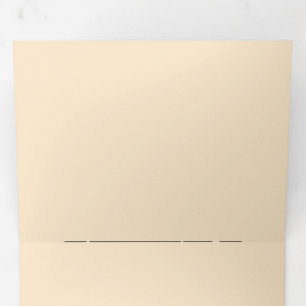 Elegant, raffiniert, schlank und minimalistisch dreifach gefaltete einladung