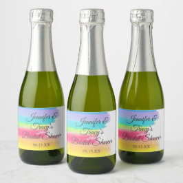 Elegant Rainbow Personalized Bridal Shower Mini