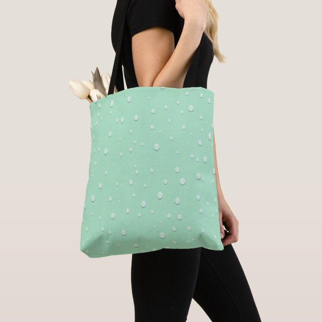 Elegant Raindrop Design Tote Bag (Von Nahem)