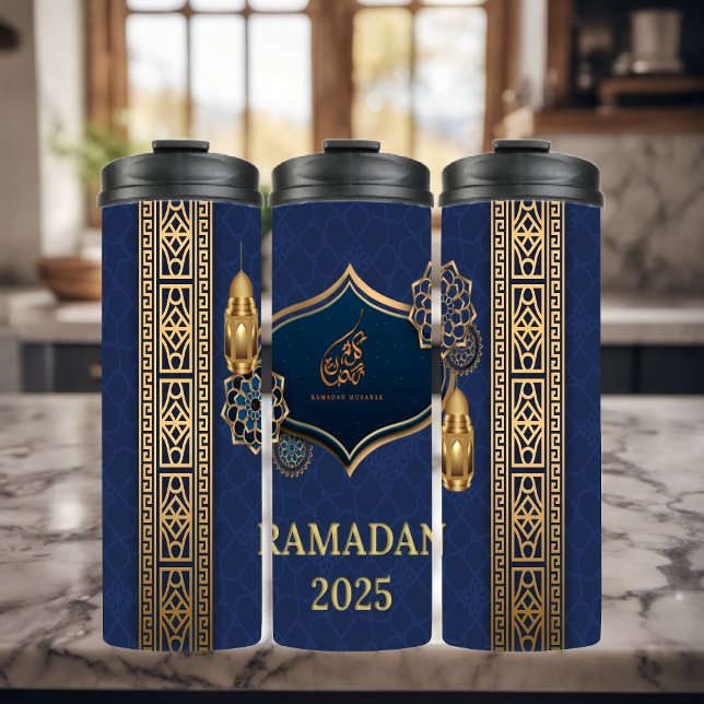 Elegant Ramadan Kareem 2025 Thermosbecher (Von Creator hochgeladen)