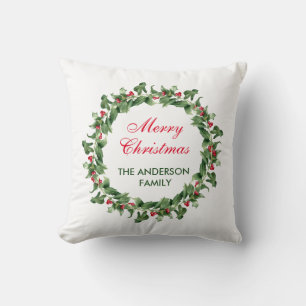 Elegant Red Berry Christmas Kissen