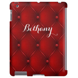 Elegant Red Custom iPad Case