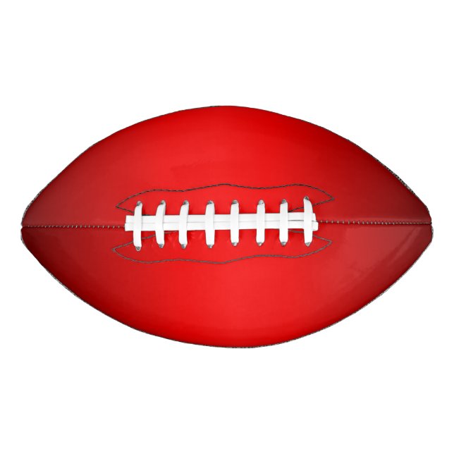 Elegant Red Gradient Football (Vorderseite)
