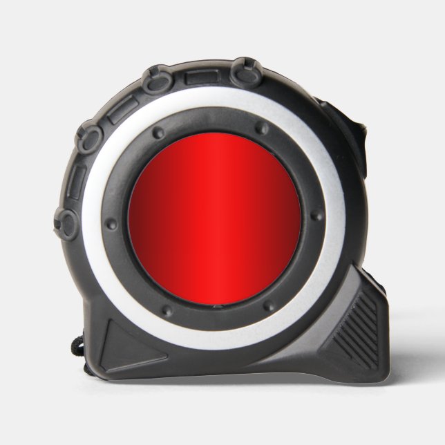 Elegant Red Gradient Maßband (Vorderseite)