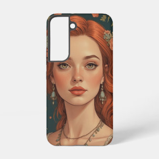 Elegant Red Haired Princess Samsung Case Samsung Galaxy Hülle