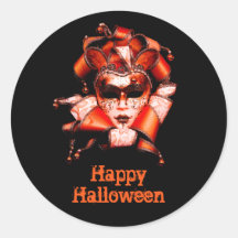 Elegant Red Halloween Maske Graphic