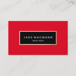 Elegant Red Visitenkarte