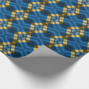 Elegant Regal Blue Luxury Geschenkpapier