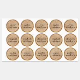 Elegant Retro Classy Luxury Unisex Ihren Namen hin Etiketten