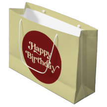 Elegant Retro Typografie Happy Birthday