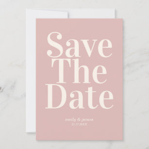 Elegant Retro Wedding Save the Date