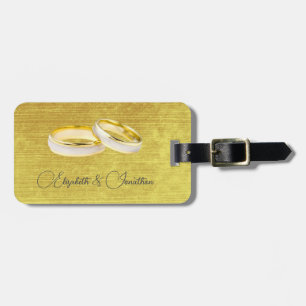 Elegant Rings Simple Wedding Gepäckanhänger