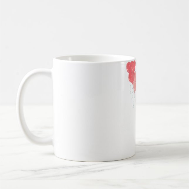 Elegant Romantic Couple Mug Kaffeetasse (Links)