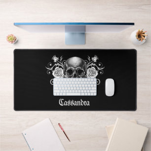 Elegant, romantisch gothisch personalisiert schreibtischunterlage