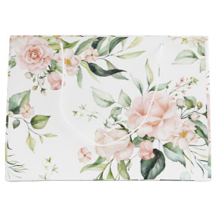 Elegant Rosa Blush Eukalyptus Greenerity Wedding Große Geschenktüte