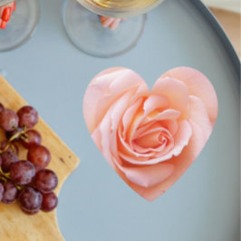 Elegant Rosa Rose Bloral Untersetzer