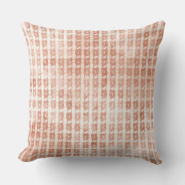 Elegant, Rose Gold Checkered Pattern Kissen