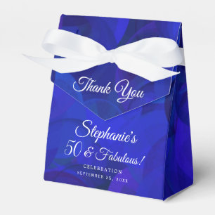 Elegant Royal Blue 50 und fabelhafte Geburtstagspa Geschenkschachtel