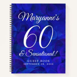 Elegant Royal Blue 60 und sensationeller Geburtsta Notizbuch