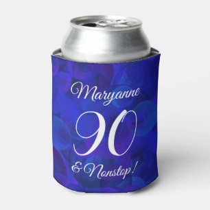 Elegant Royal Blue 90 und Nonstop Birthday Party Dosenkühler