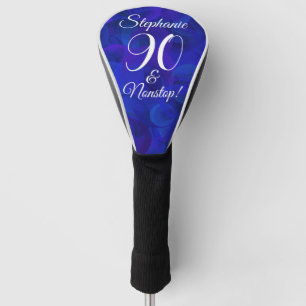Elegant Royal Blue 90 und Nonstop Birthday Party Golf Headcover