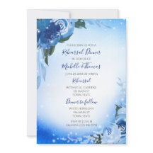 Elegant Royal Blue Watercolor