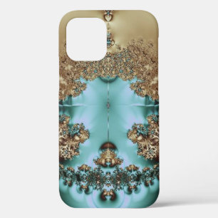 Elegant Royal Gold und Aqua Case-Mate iPhone Case