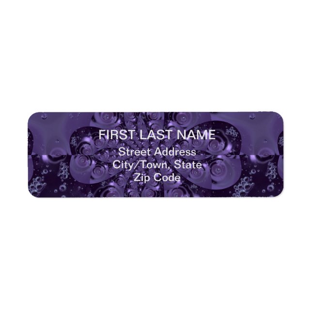 Elegant Royal Lila Liquid Sparkle (Vorne)