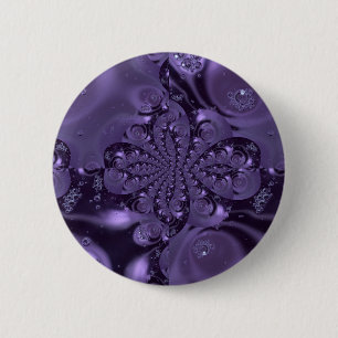Elegant Royal Lila Liquid Sparkle Button