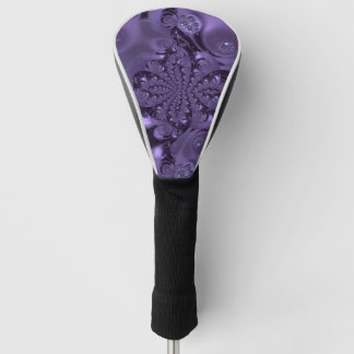 Elegant Royal Lila Liquid Sparkle Golf Headcover