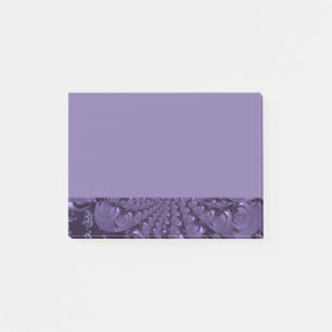 Elegant Royal Lila Liquid Sparkle Post-it Klebezettel
