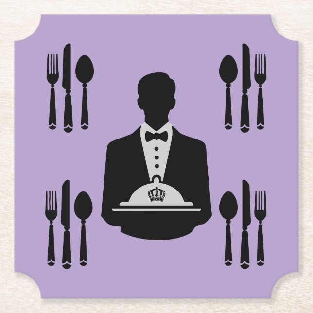 Elegant Royal Themed Luxury Untersetzer (Vorderseite)