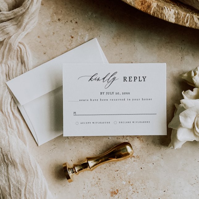Elegant RSVP - Austin Card  Save The Date (Von Creator hochgeladen)
