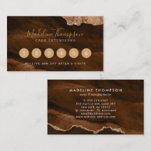 Elegant Rust Gold Marble Agate Geode